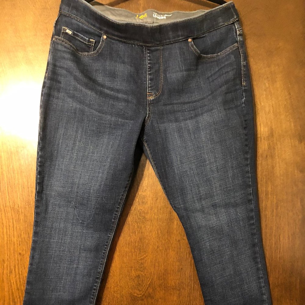 Lee midrise fit denim leggings